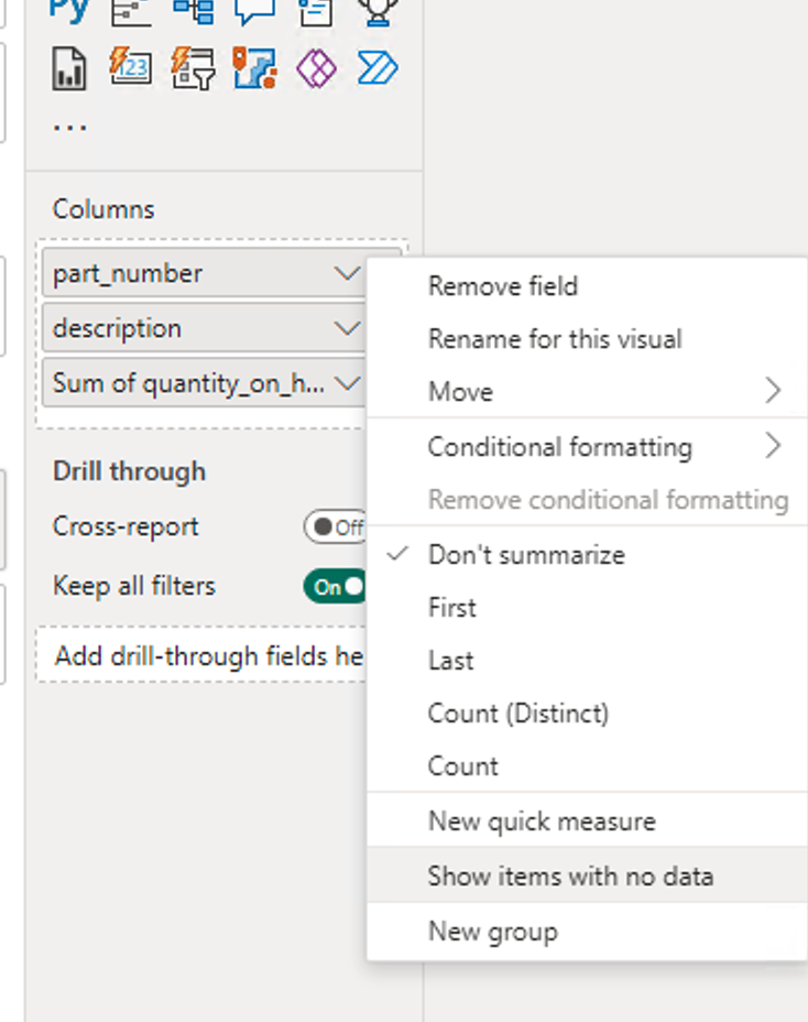 power bi show items with no data versa clouderp.png