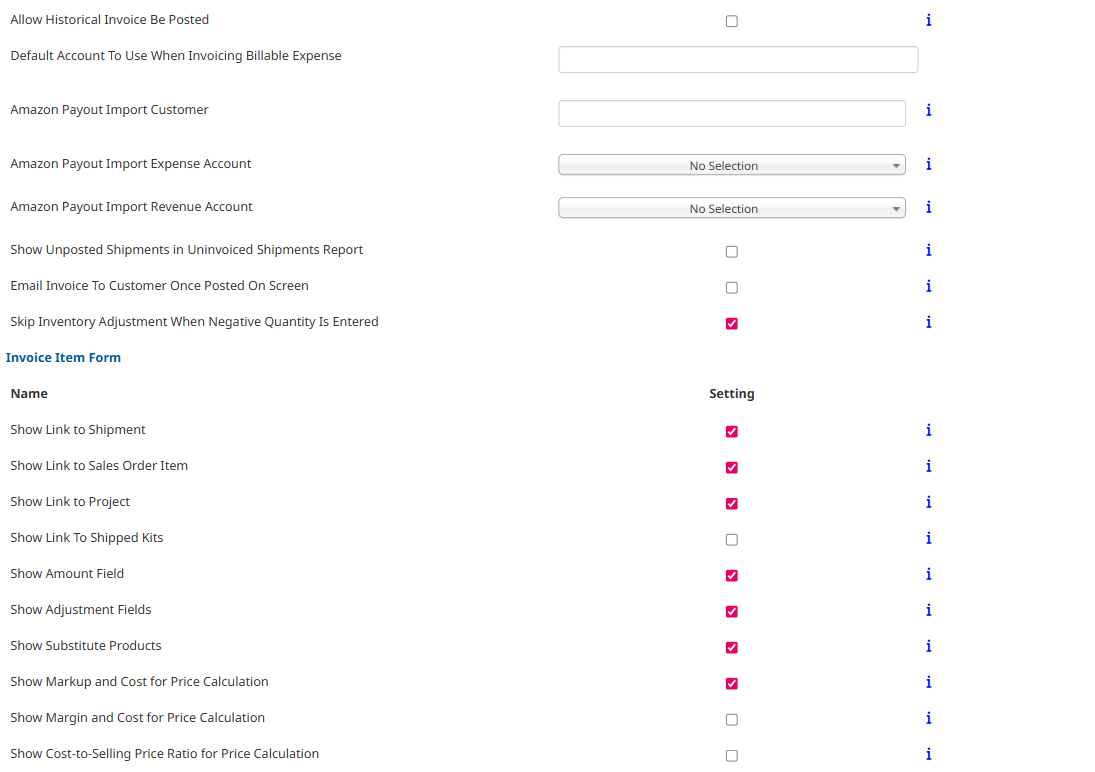 User Manual: Settings Starter Guide – Support | Versa Cloud ERP